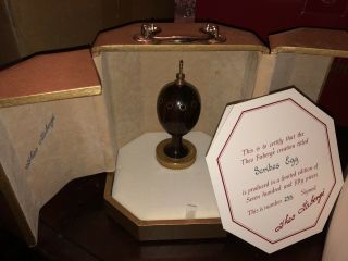 1985 Scribe Egg Created by Theo Faberge Number 233 of 750 Made 4