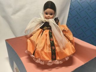 Vintage Madame Alexander 8” Doll - Crete - 529 - Displayed - Arm Tag