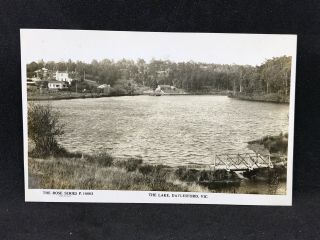 Vintage Real Photo Postcard The Lake,  Daylesford,  Vic,  Rose Series No P.  10003