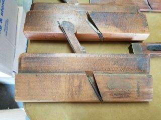 (8) Vintage Wooden hand plane Wood hand planes try square 2