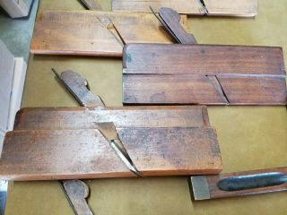 (8) Vintage Wooden hand plane Wood hand planes try square 3