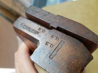 (8) Vintage Wooden hand plane Wood hand planes try square 4
