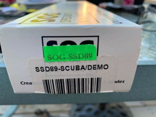 Sog SSD89 Scuba Demo Knife 6