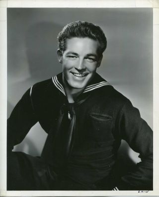 Guy Madison Handsome Actor In Sailor Uniform Orig Photo 1944 Since You Went Away