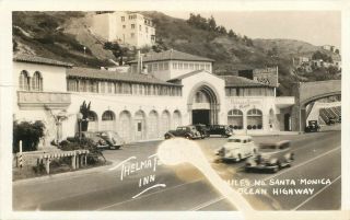 Rppc Thelma Todd Inn Pacific Palisades Ca California Real Photo Postcard 1930s