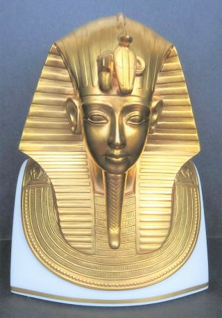 1978 Lim Ed Lenox Bust Figurine: The Gold Mask Of Tutankhaman