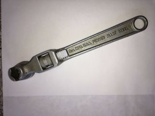 Vintage Adjust - A - Box 8 In Wrench Mfd.  U.  S.  A.  Forged Alloy Steel -