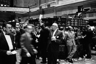 York Stock Exchange Stock Brokers 1963 8x12 Silver Halide Photo Print