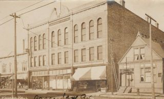 Rppc Masonic Hall Dept Store Grocer Armitage Ave Chicago Il Ca1909 M L Photo