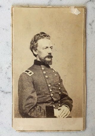 Antique Civil War Cdv Photograph Of Union General Henry Warner Slocum Anthony