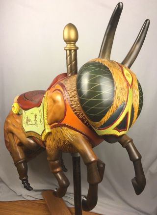 Jon Olson Hand Carved - One Of A Kind - Full Size Carousel Bee (horse)