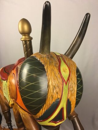 JON OLSON Hand Carved - One of a Kind - Full Size CAROUSEL Bee (Horse) 2