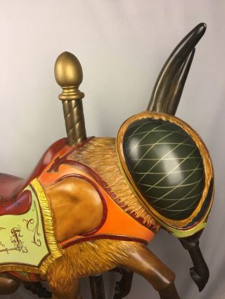 JON OLSON Hand Carved - One of a Kind - Full Size CAROUSEL Bee (Horse) 4