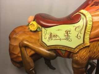 JON OLSON Hand Carved - One of a Kind - Full Size CAROUSEL Bee (Horse) 5