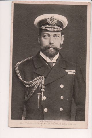 Vintage Postcard King George V Of The United Kingdom