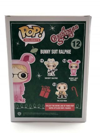 Funko Pop Vinyl Movies A Christmas Story Flocked Bunny Suit Ralphie Exclusive 3