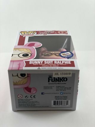 Funko Pop Vinyl Movies A Christmas Story Flocked Bunny Suit Ralphie Exclusive 6
