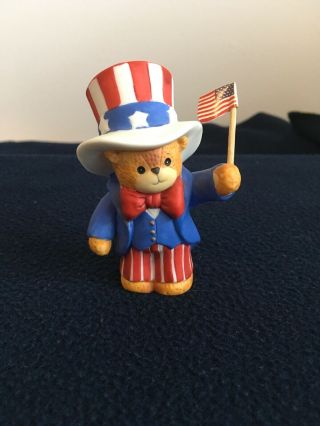 Enesco Lucy Rigg Lucy And Me Bears Statue Of Liberty Uncle Sam Fourth Of July 3