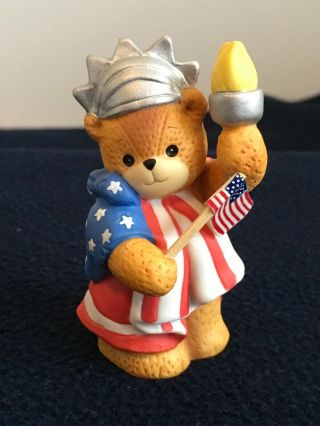 Enesco Lucy Rigg Lucy And Me Bears Statue Of Liberty Uncle Sam Fourth Of July 6