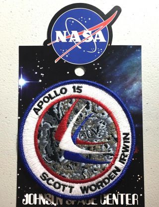 Nasa Apollo 15 Mission Patch Official Authentic Space 4in Usa