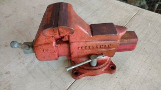 Vintage Craftsman 506 - 5188 Bench Vise Pipe 4 " Jaws Swivel Base Usa Tool