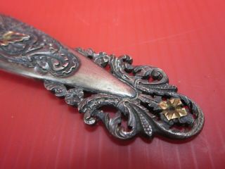 1880s,  Argentina.  Silver & Gold GAUCHO Knife,  Dagger Solingen.  Signed A.  Bianchi 9