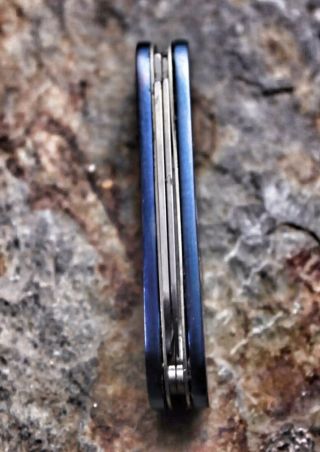 Custom Victorinox Classic Knife 280 with Engraved & Carved Titanium Mermaid 4