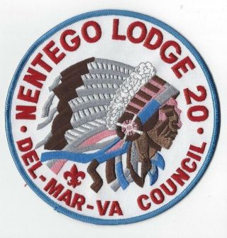 Oa Lodge 20 Nentego J1 Oa Chief Del - Mar - Va Council Wilmington,  De [h4996]