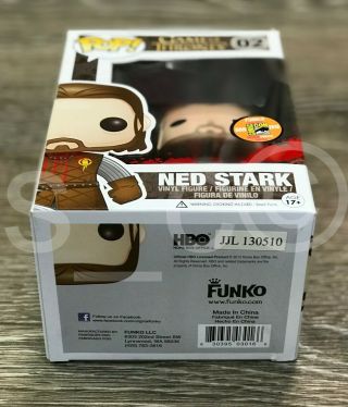 Funko Pop (2013) Games of Thrones Authentic SDCC Ned Stark Headless w/ Protector 5