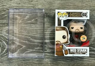 Funko Pop (2013) Games of Thrones Authentic SDCC Ned Stark Headless w/ Protector 6