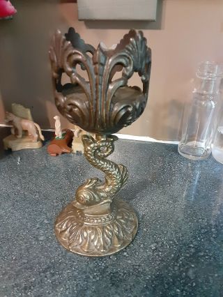 Vintage Brass candle Holder 2