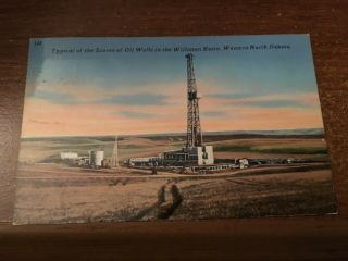 Typical Scene Oil Wells In The Williston Basin,  Western North Dakota