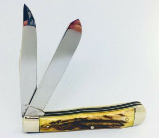 Vintage Case XX Stag Trapper Knife 5254 1940 - 1964 1550 2