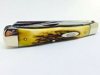Vintage Case XX Stag Trapper Knife 5254 1940 - 1964 1550 3