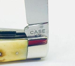 Vintage Case XX Stag Trapper Knife 5254 1940 - 1964 1550 4