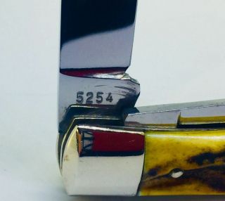 Vintage Case XX Stag Trapper Knife 5254 1940 - 1964 1550 5