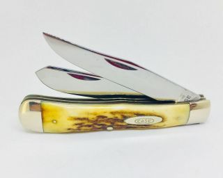 Vintage Case XX Stag Trapper Knife 5254 1940 - 1964 1550 6