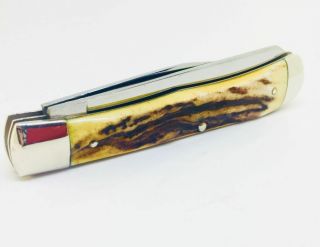 Vintage Case XX Stag Trapper Knife 5254 1940 - 1964 1550 8