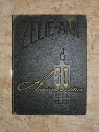 1948 Zelie Ann Senior High School Yearbook,  Zelienople Pa (ve)