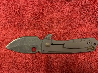 Crusader Forge Knife FIFP full TI - no box or Papers - 10 dupont lighters 5