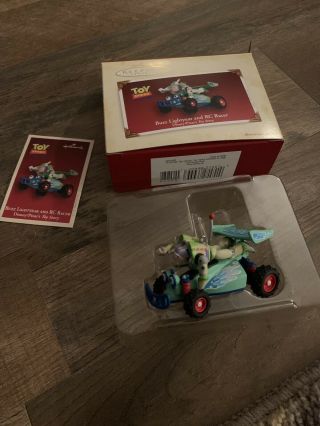 2005 Buzz Lightyear And Rc Racer Hallmark Ornament Toy Story Disney Pixar