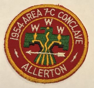 1954 Region 7 C Oa Conclave Allerton Cf8