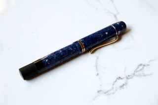 Pelikan Limited Edition 1935 Lapis Blue Fountain Pen - Fine Nib 4