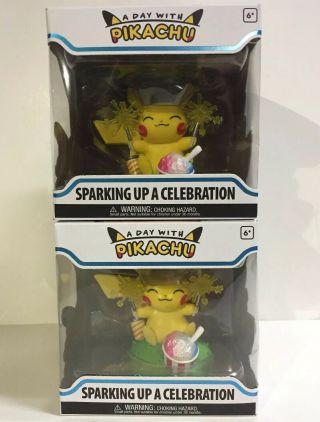 A Day With Pikachu Sparkling Up A Celebration (inhand)