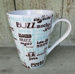 Jonathan Adler Coffee Mug Java Mocha Buzz Brew Caffeine Latte Happy Home