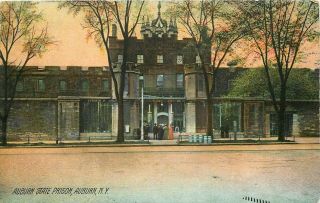 1908 York Postcard: Auburn State Prison,  Auburn,  Ny