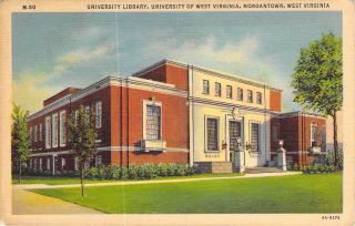 University Library,  University Of West Virginia,  Morgantown,  W.  Va.