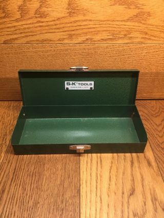 Vintage S - K Tools 8 3/4 X 3 1/2 Socket Ratchet Box
