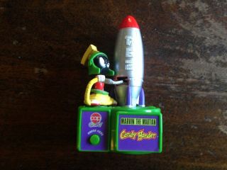 1998 Warner Bros Marvin The Martian Candy Hander Battery Operated Pez Dispense