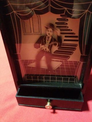 Rare Vintage 1981 Yap ' s Dancing Charlie Chaplin Music Box 4